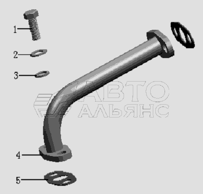 QC490Q(DI)-17000 Oil pipe assembly
