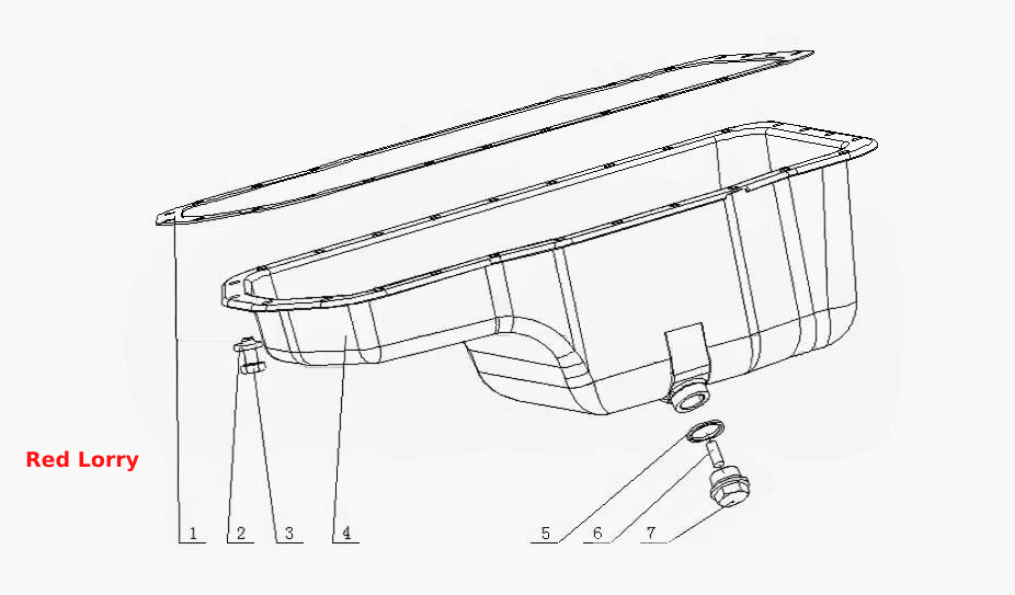 G0100-1009000C Масляный поддон в сборе