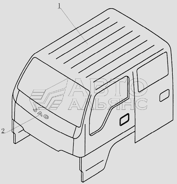 5000D200 Cabin assy