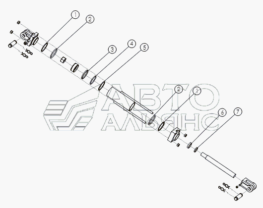 HYDRAULIC CYLINDER: 4X8 №58891