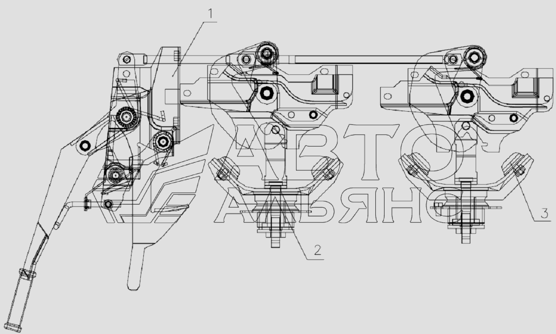 5004D0 Cab lock mechanism