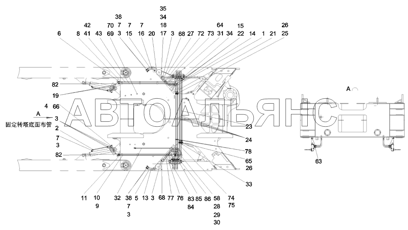 12772657 Hydraulic system, outrigger