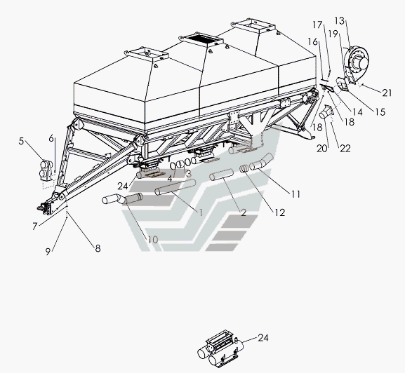 ASSY - DUAL FAN TOW BEHIND