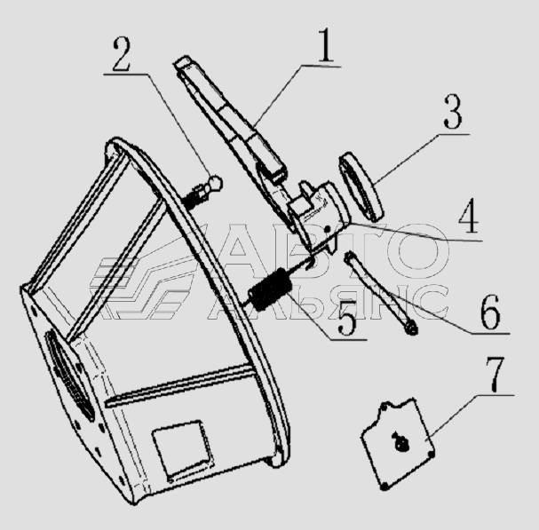 1602D4 Clutch controlling equipment