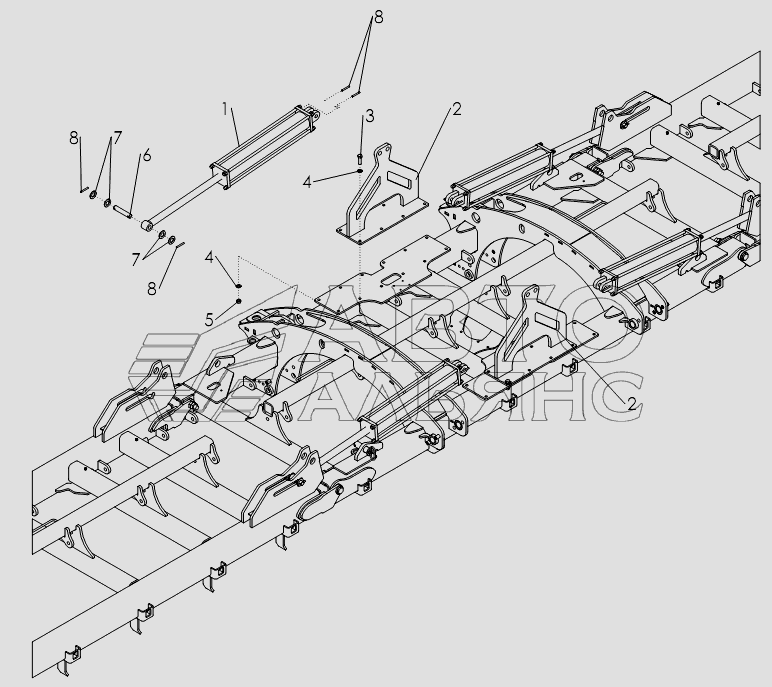 WING LIFT ASSEMBLY-30' AND 40' FRH