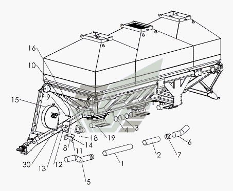 ASSY - SINGLE FAN TOW BETWEEN