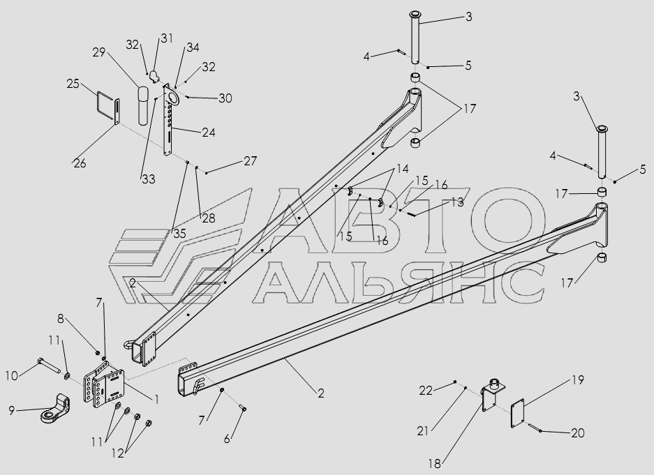 FRONT HITCH ASSEMBLY