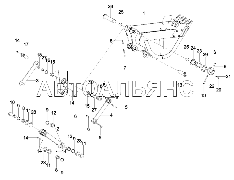 A810312010052 Рабочее оборудование AS