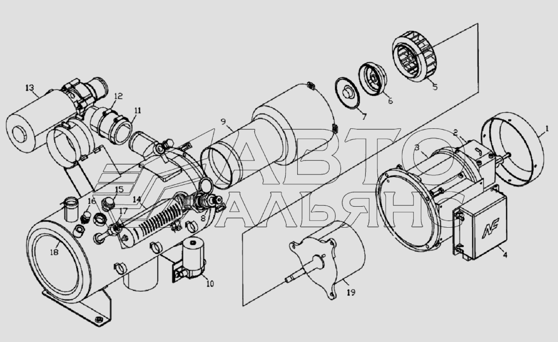 8109910E0QZ-caS Water heater unit