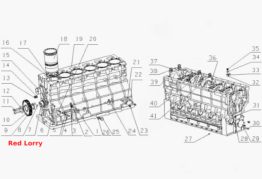 A610A- Блок цилиндров в сборе