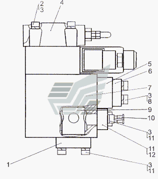Коробка клапанная 8021-1915010