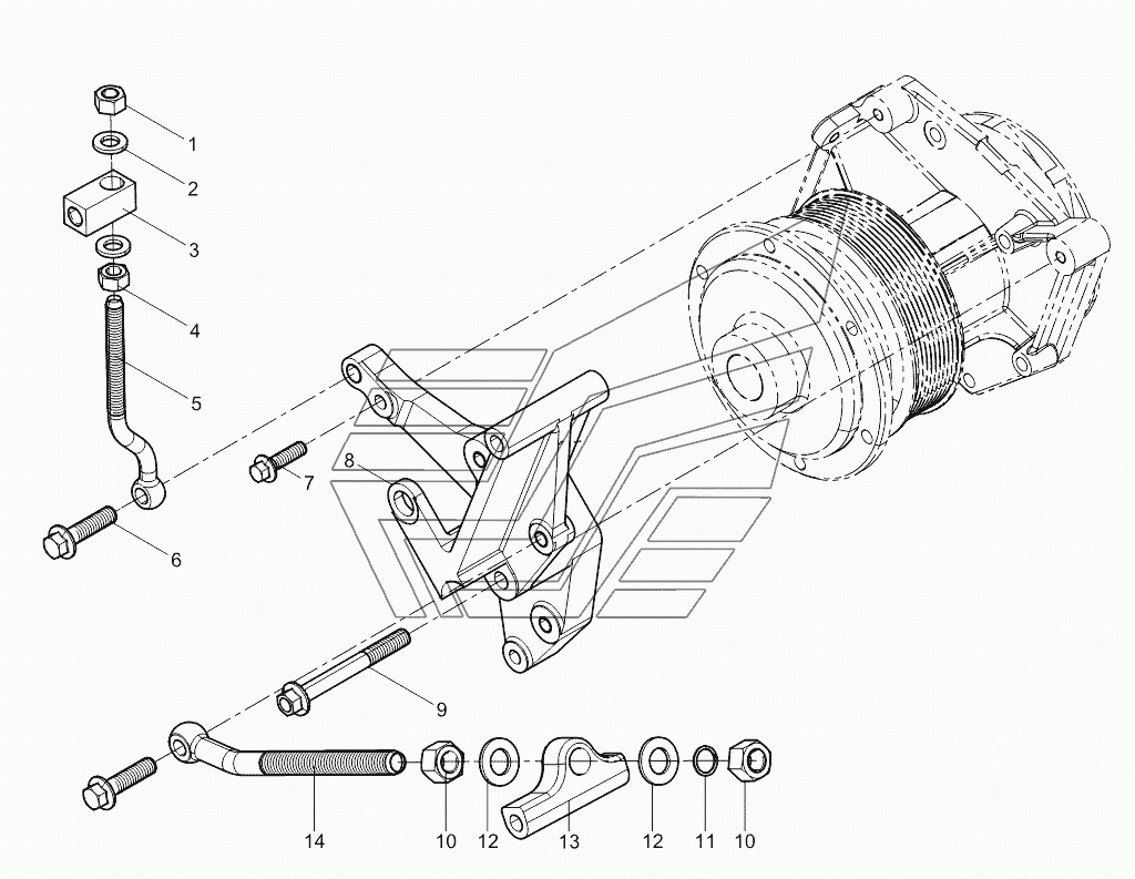 Generator Bracket Group