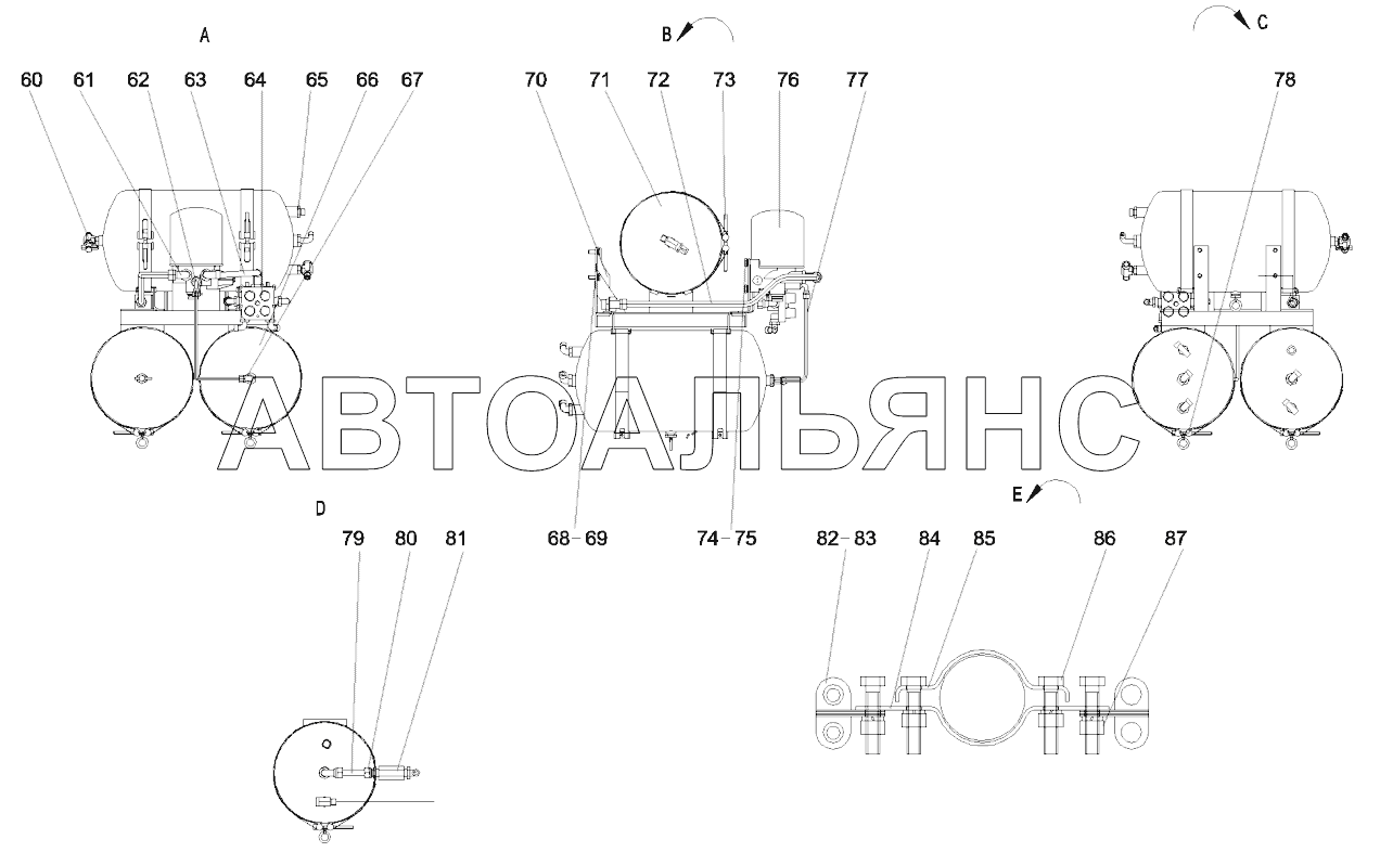 Устройство, тормозная система