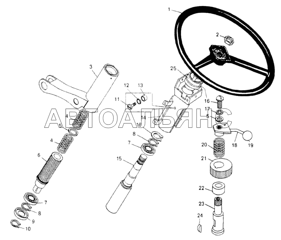 Колонка рулевого управления;Steering column