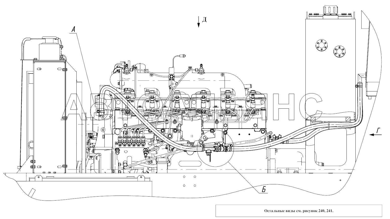 Установка трубопроводов отопителя ТО-28А.20.00.000;Heater tubing installation ТО-28А.20.00.000