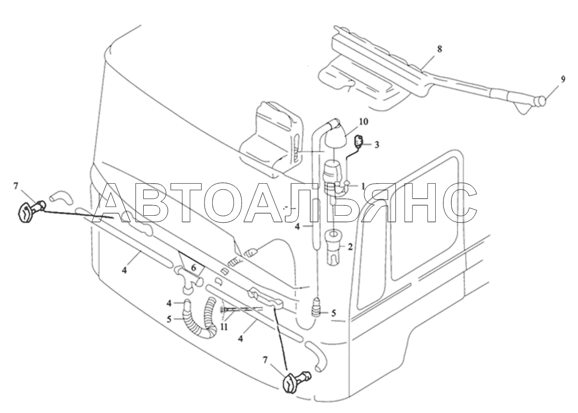 WINDSCREEN WASHER PUMP AND ACCESSORIES