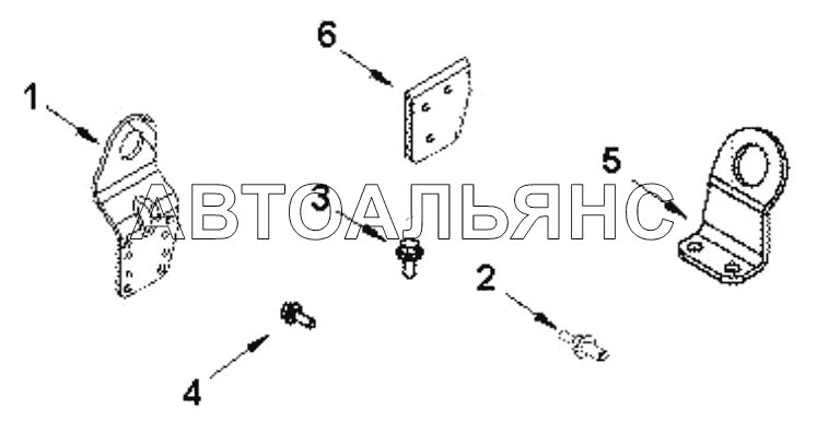 Проушина для подъема двигателя