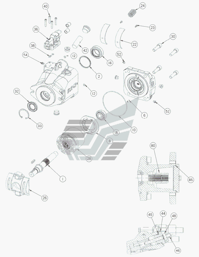 KNIFE DRIVE PUMP