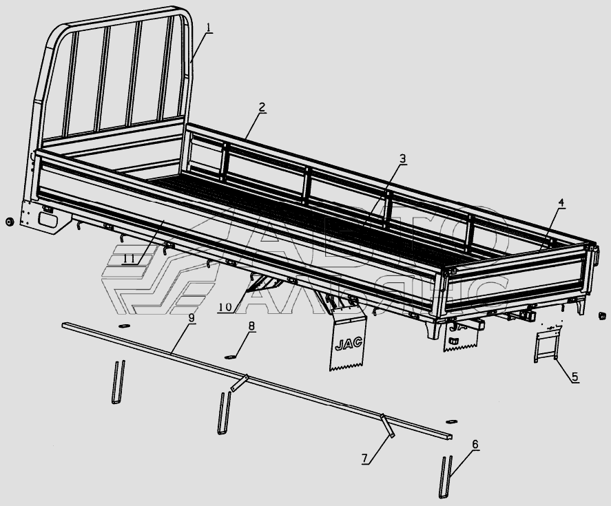 8500D4-sg0 Cargo box equipment