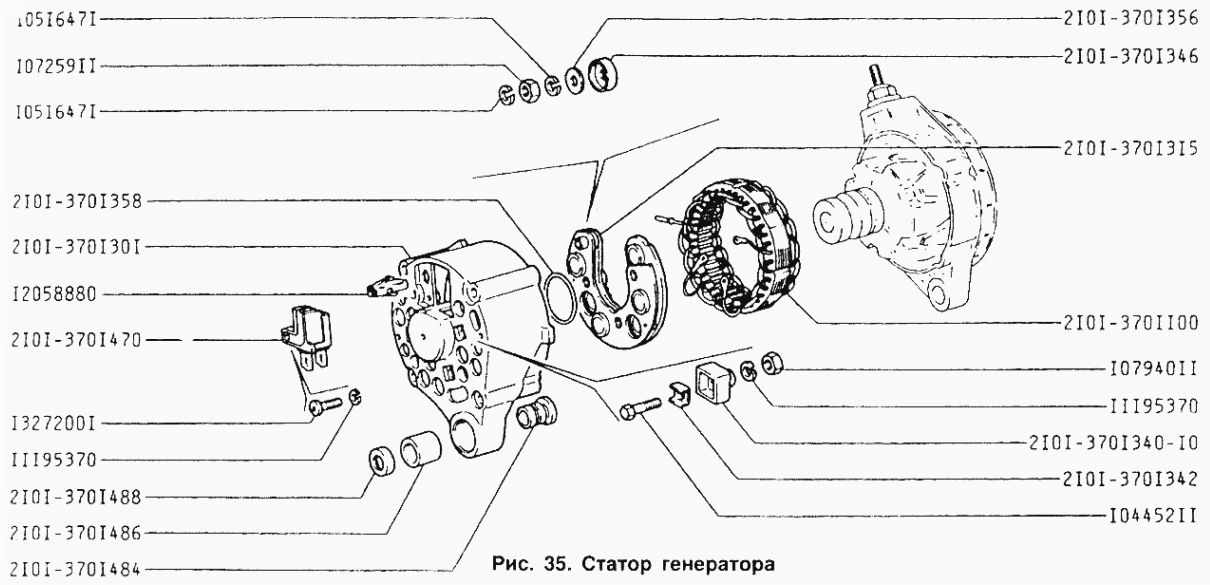 Статор генератора