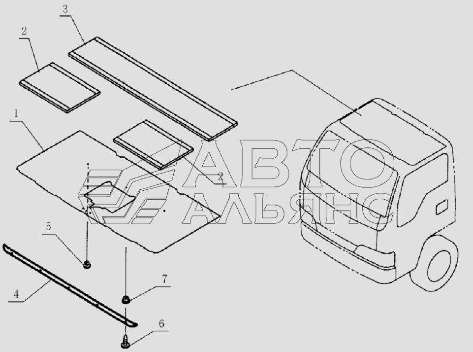 5702D4 Front peak inner decoration and ventilation