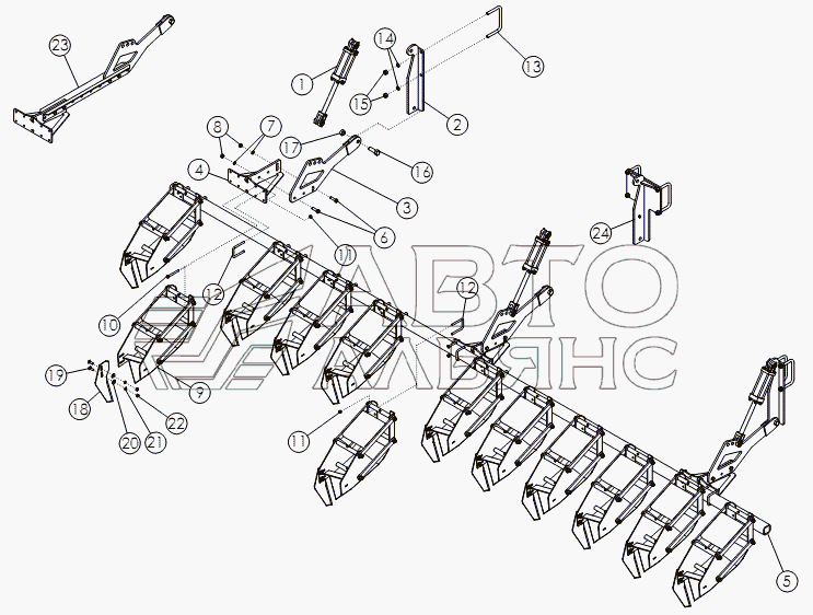 SCALPER BAR ASSEMBLY