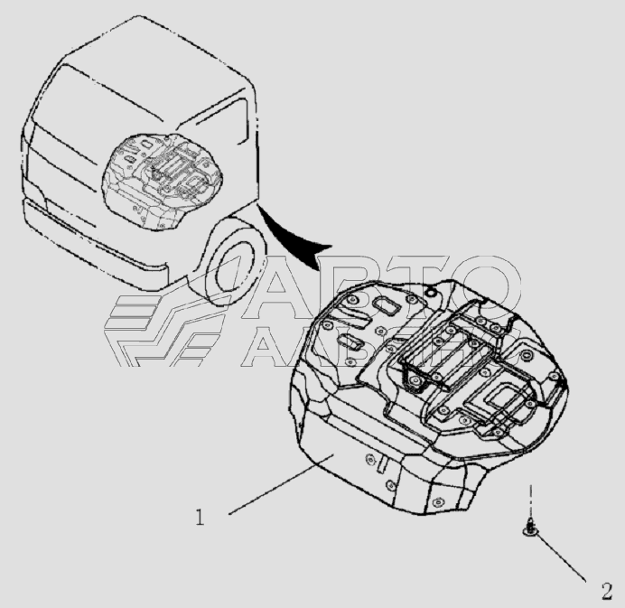 5110D800 Heat insulation mat ,driver'seat