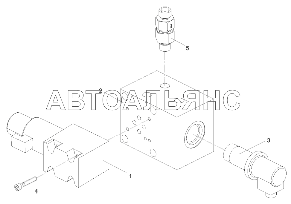 11136884 Valve GP, control, oil cylinder