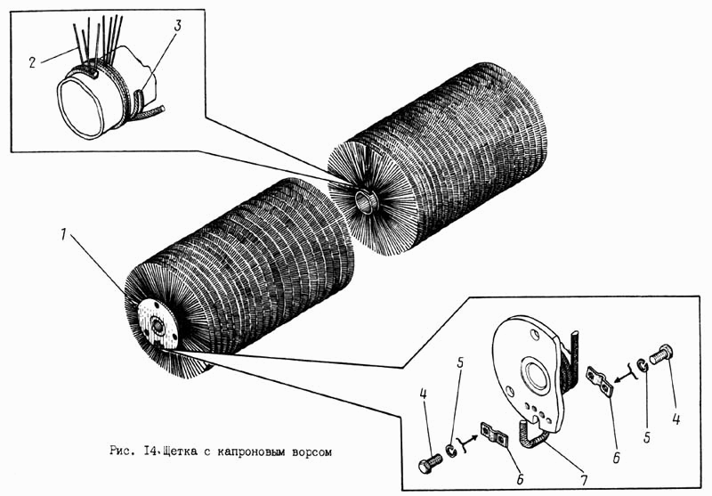Щетка с капроновым ворсом