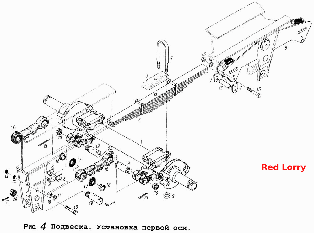 Подвеска. Установка первой оси