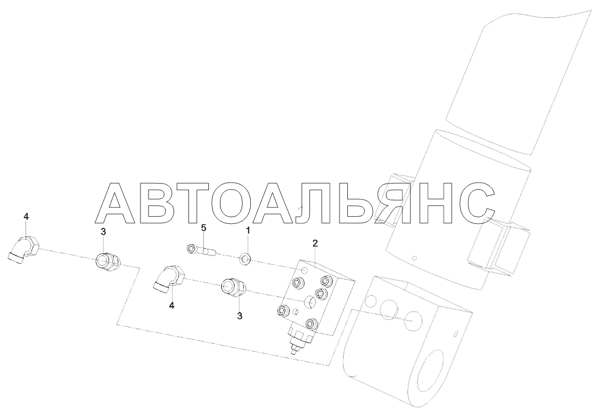 Трубопровод, телескопический цилиндр