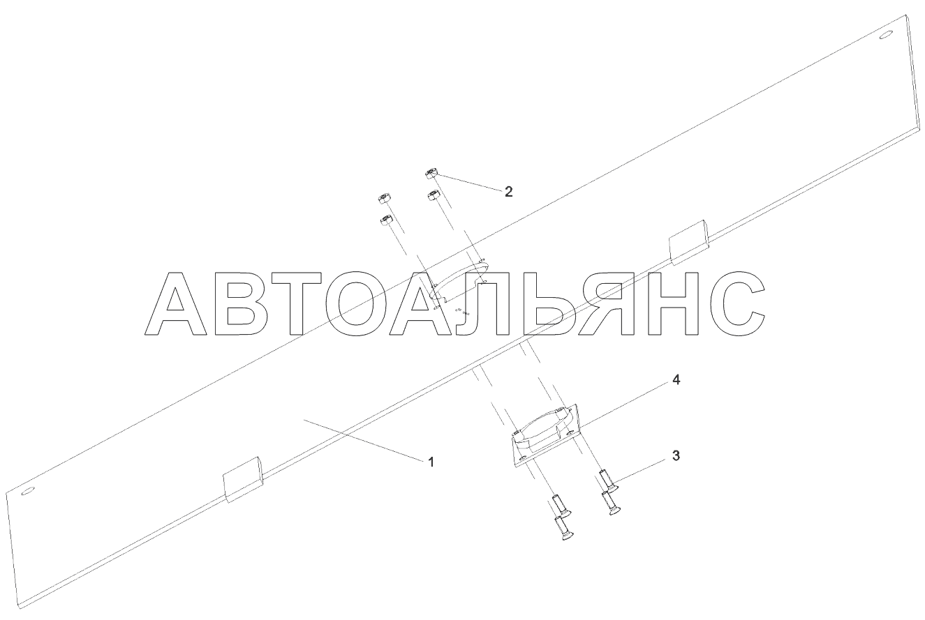 Комплект для установки крышки, топливный бак