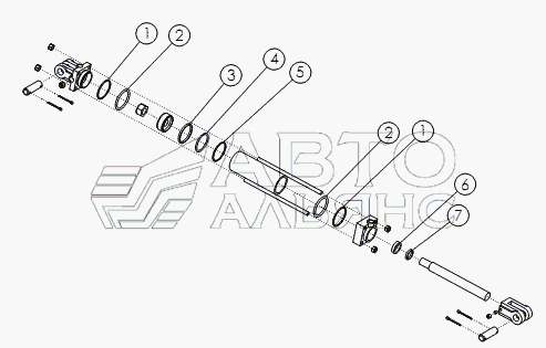 HYDRAULIC CYLINDER: 3 X 8 №63499