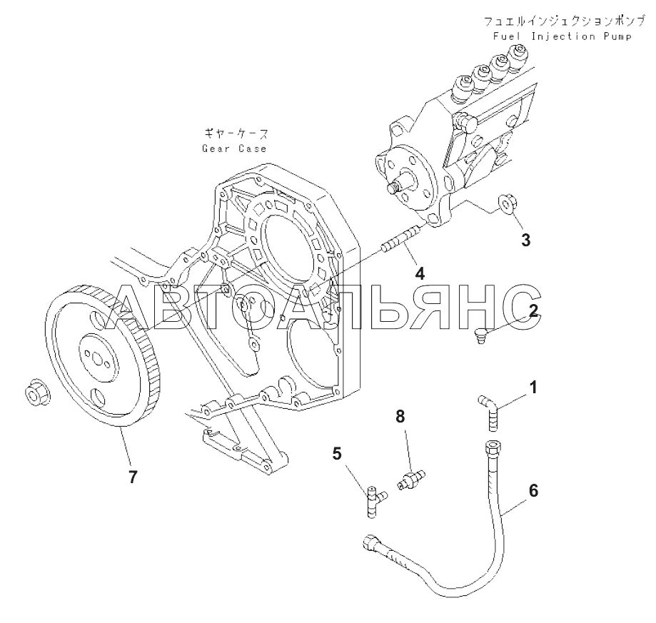 FUEL INJECTION PUMP MOUNTING