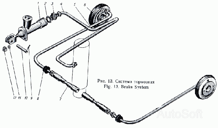 Система тормозная