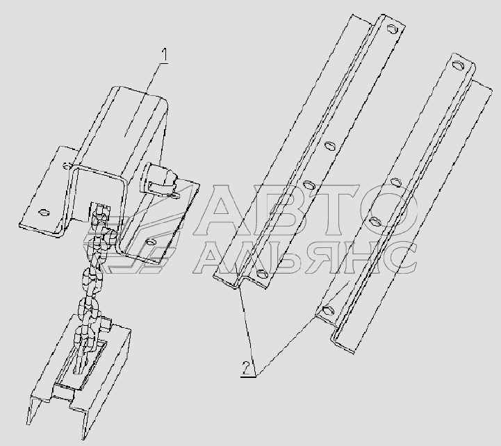 3105D4 Spare tire regulator system