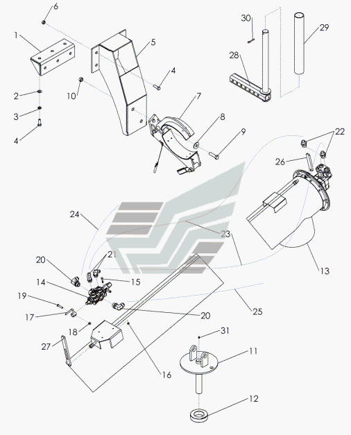 ASSY - AUGER AND HYDRAULICS