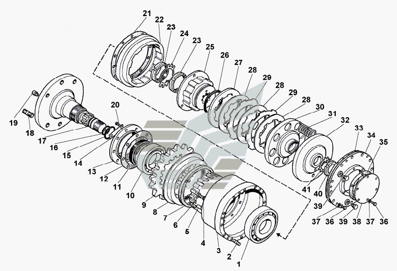 A- Ступица с тормозом