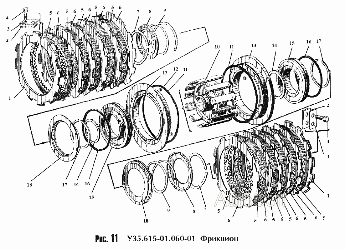Фрикцион У35.615-01.060-01