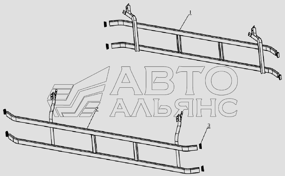 8701D124 Side guard bar equipment