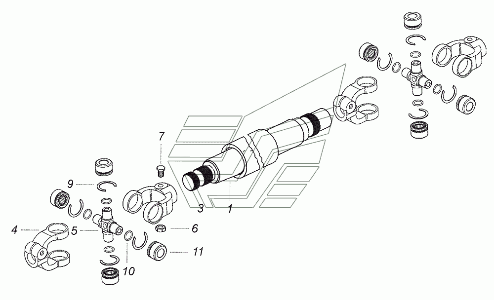 52974-3422020-12 Вал карданный рулевого управления