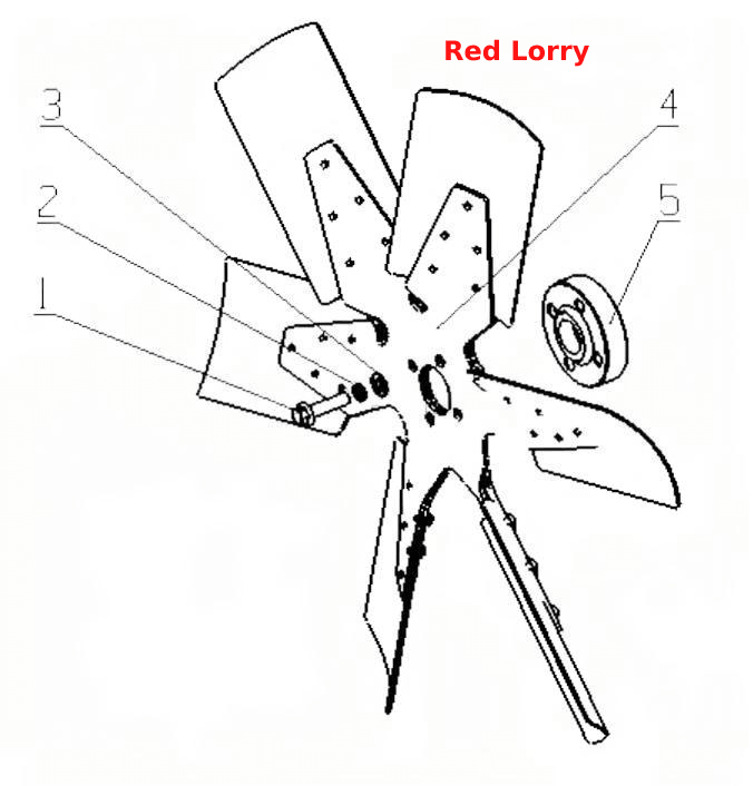 310-1308000/04 Fan Parts