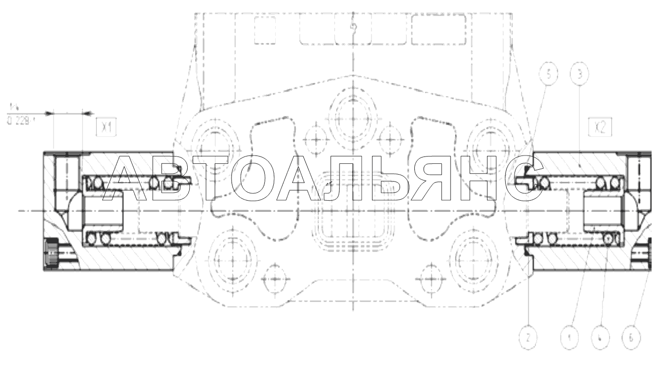 B220401000804 Клапан, мультипорт