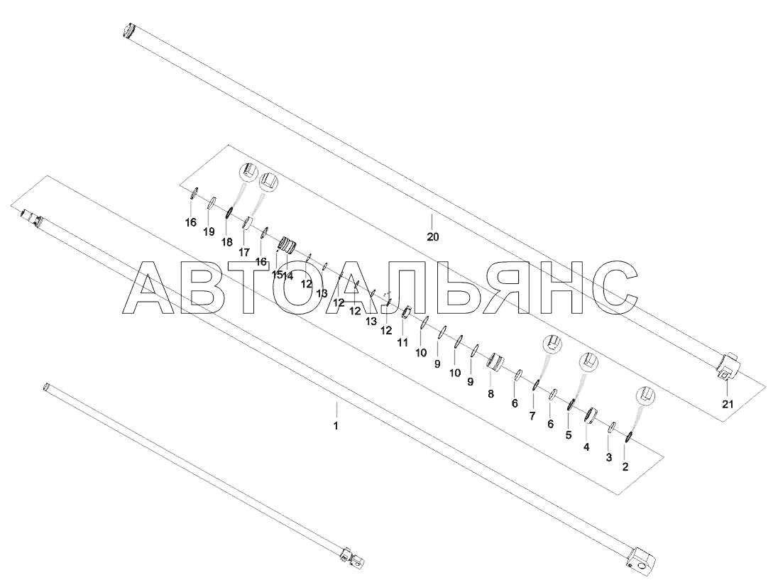 Цилиндр, телескопический