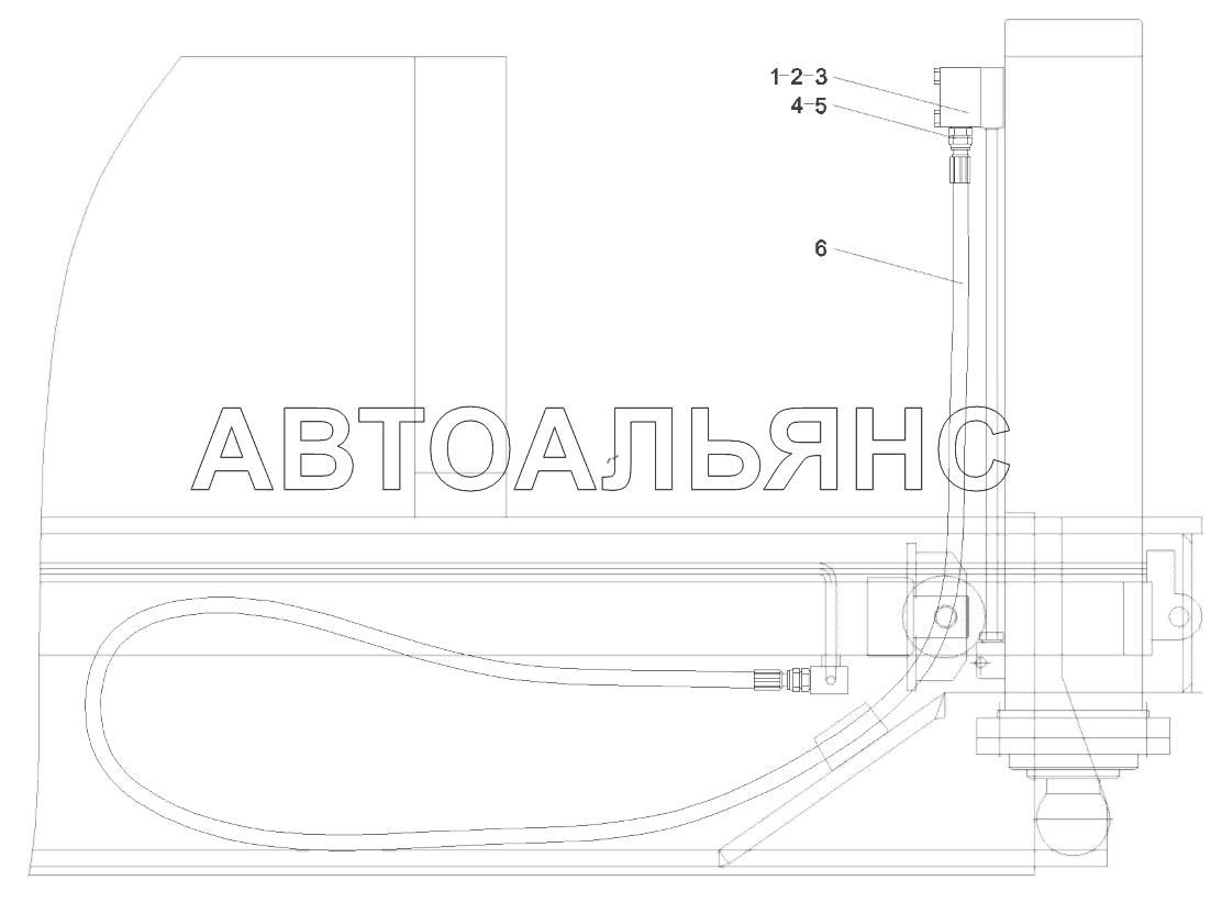 Труба GP, задний аутригер