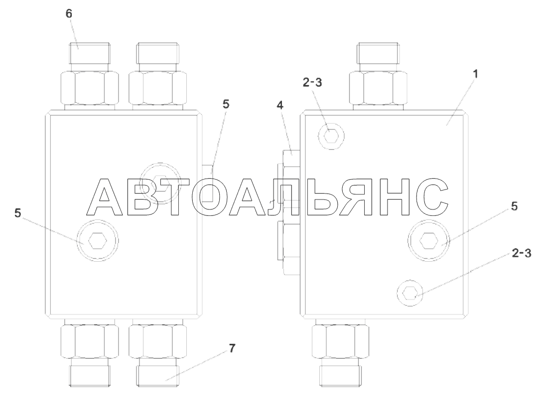 A810201062479 Группа, клапан, гидравлический замок