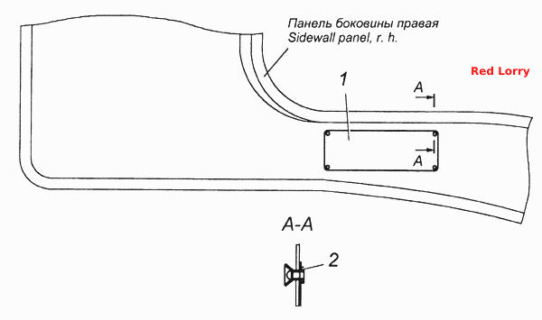 Установка заводской таблички 5320-3904001