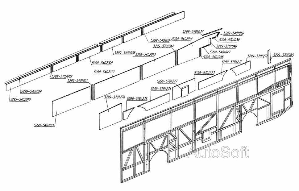 Установка панелей оцинковки и обивки кузова левая