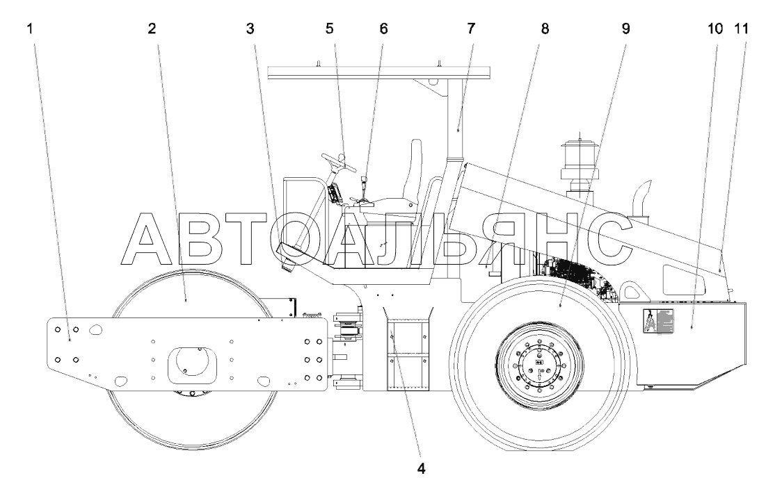 14038156 SSR120AC-8 Single Drum Roller