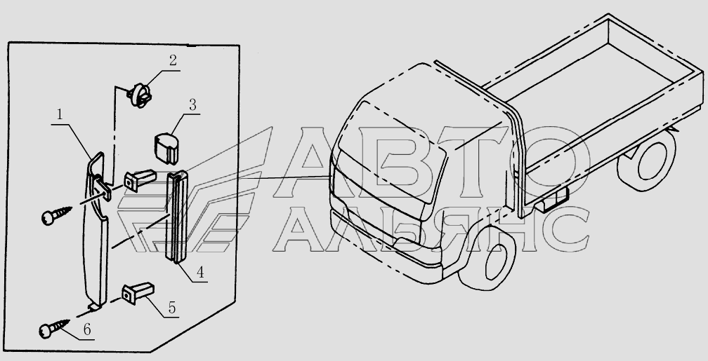 5302E0 Side plate,front side